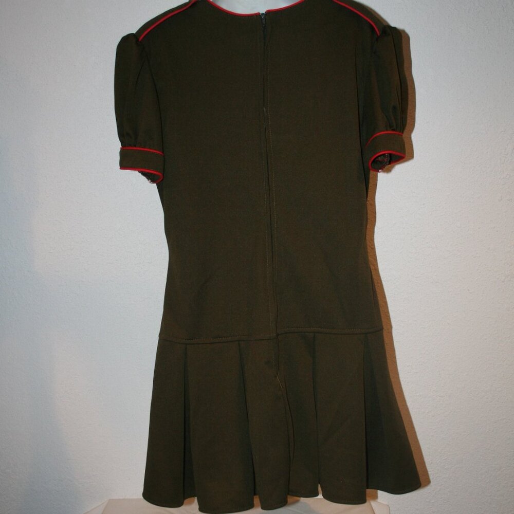 Angel's Flight Army Military Green Dress Up XL Halloween Adult Costume Charades - Picture 2 of 6